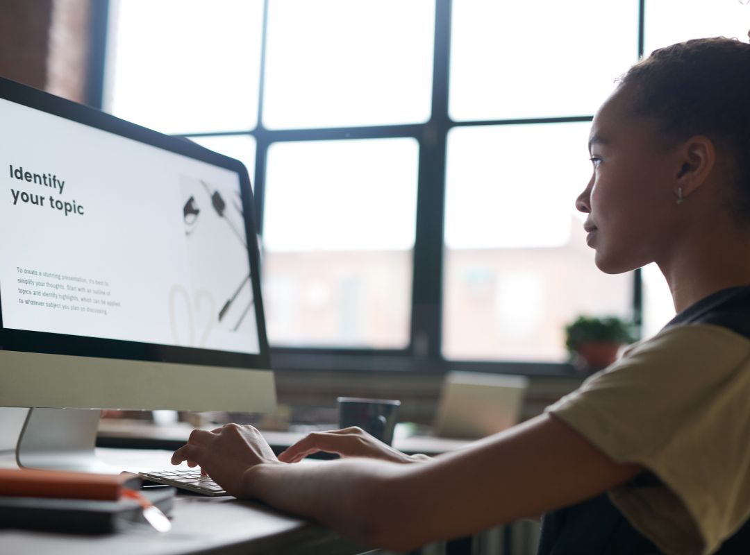 Students working during a Start Your First Business class